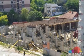 Izlivanje betona noću na Prozivci