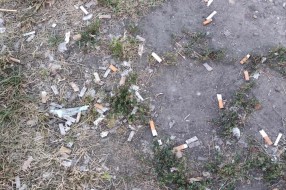 Smeće na graničnom prelazu Kelebija
