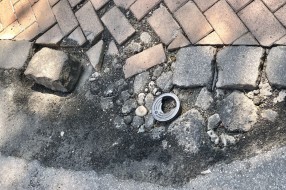 Oštećenje kolovoza na raskrsnici