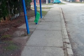 Smeće na okretici "dvojke" u Aleksandorvu