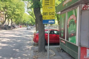 Bez info tabli za parking kod SInagoge