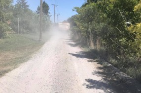 Rekonstrukcija pruge - kamioni jure kroz Bačke Vinograde