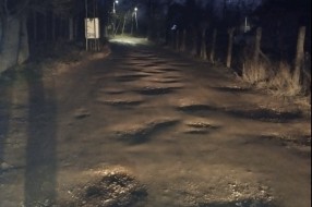 Ulica Španskih boraca puna rupa