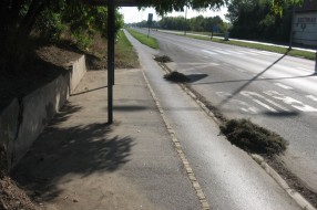 Bus stajalište - pre i posle