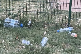 Smeće na Paliću kod sportskog centra