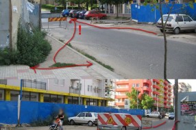 Crna tačka na Prozivci (kružni tok na ulasku u ul. Blaška Rajića)
