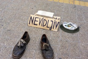 Nevidljivo prošenje u centru Subotice