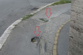 Opasne udarne rupe na biciklističkoj stazi u centru grada