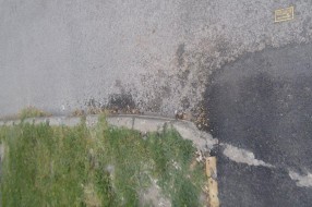 Nedovršen posao nakon asfaltiranja
