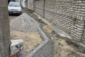 Širina trotoara u Ulici Vuka Karadžića