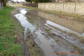 Neprohodna ulica posle kiše