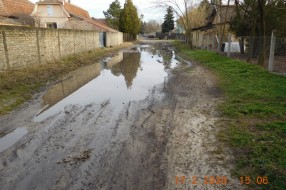 Neprohodna ulica posle kiše