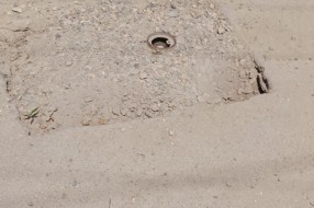 Rupa na uglu ulica Palmine i Bratstva Jedinstva