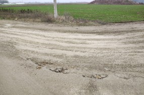 Udarna rupa, krater u Ludoškoj ulici