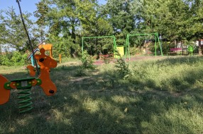 Dečji park u Aleksandrovu zakorovljen