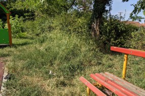 Dečji park u Aleksandrovu zakorovljen