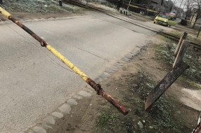 Pružni prelaz iza Dudove šume