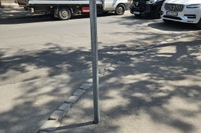 Izbledeo pešački prelaz u Rudić ulici