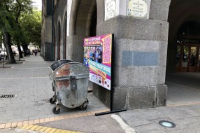 Kontejner uz Gradsku kuću