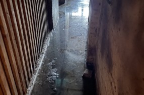 Podrum zgrade na Karađorđevom putu opet pliva u žabokrečini