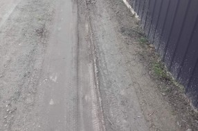 Blato nakon raskopavanja i polaganja gasne instalacije - Aleksandrovi Salaši, 5. nova