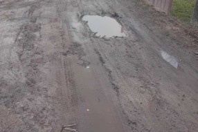 Blato nakon raskopavanja i polaganja gasne instalacije - Aleksandrovi Salaši, 5. nova