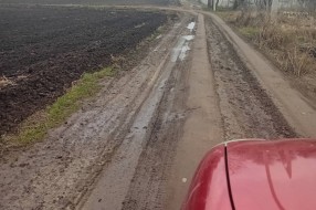Blato nakon raskopavanja i polaganja gasne instalacije - Aleksandrovi Salaši, 5. nova