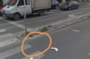Oštećen kolovoz kod Patrije
