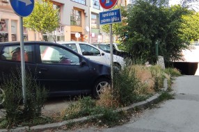Rasuto smeće oko podzemne garaže kod Patrije