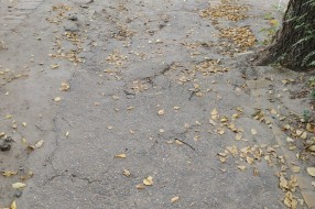 Oštećenje pešačke zone Ulici Zrinjskog i Frankopana