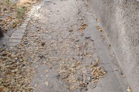 Oštećenje pešačke zone Ulici Zrinjskog i Frankopana