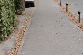 Oštećenje pešačke zone Ulici Zrinjskog i Frankopana