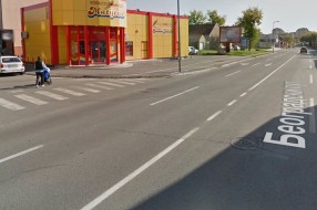 Opasna izbočina na Beogradskom putu