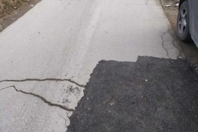 Udarne rupe u Durmitorskoj ulici