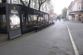Otežana vožnja bicikla u centru grada