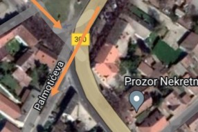 Ugroženi pešaci na raskrsnici Palmotićeve i Beogradskog puta