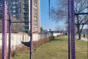 Novi konopac u teretani u parku Prozivka
