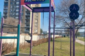 Novi konopac u teretani u parku Prozivka