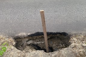 Nakon radova ostavljena rupa koja se širi u ulici Andrije Medulića