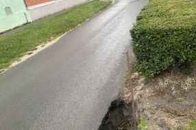 Nakon radova ostavljena rupa koja se širi u ulici Andrije Medulića