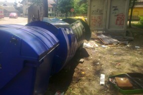 Kontejneri za smeće na Paliću