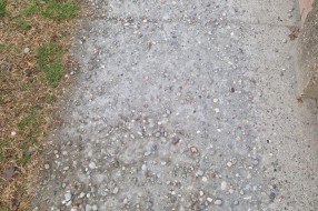 Uništen trotoar u Ulici Plate Dobrojevića