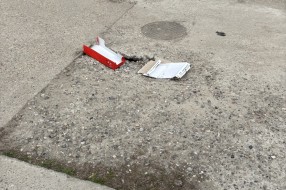 Rupa u Sonje Marinkovic ispred broja 3