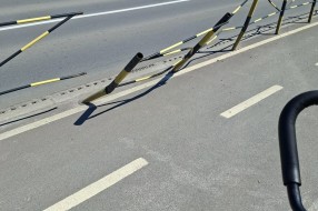 Oštećena ograda u Bajnatskoj