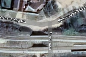 Nedostatak saobraćajnih znakova na raskrsnici Balkanske i Vjekoslava Karasa
