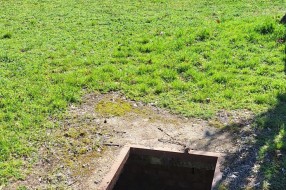 Šaht bez poklopca kod "Male crkve" u Novom selu