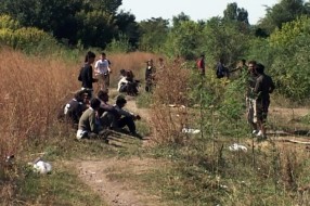 Migranti u napuštenoj kući