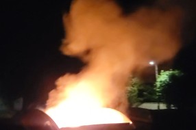 Zapaljen kontejner iza Mičurinove ulice