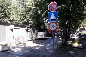 Zabranjen saobraćaj za bicikle na jednoj strani Mlečne pijace