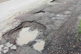 Velika rupa na putu u Otmara Majera